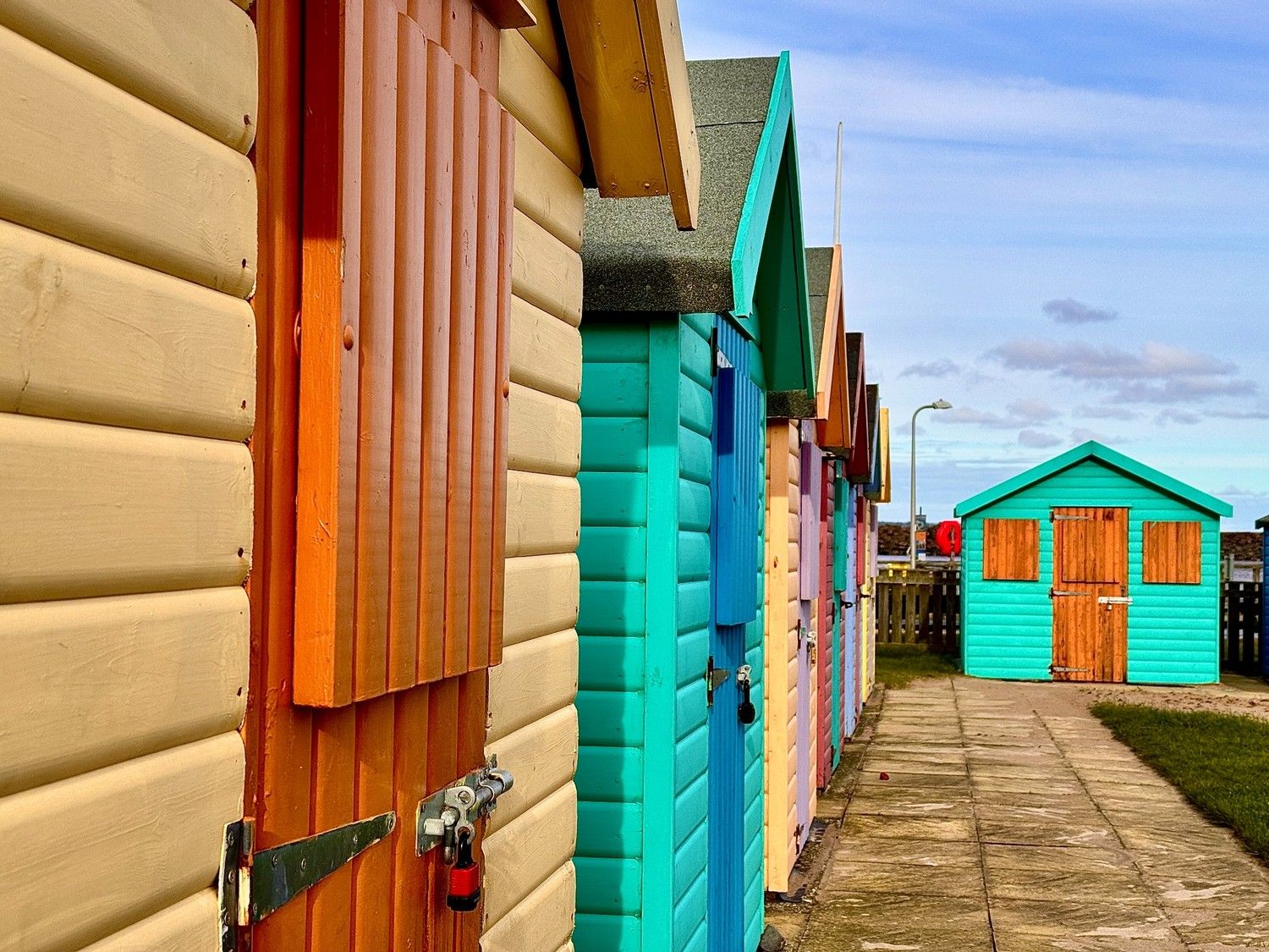 Amble beach huts